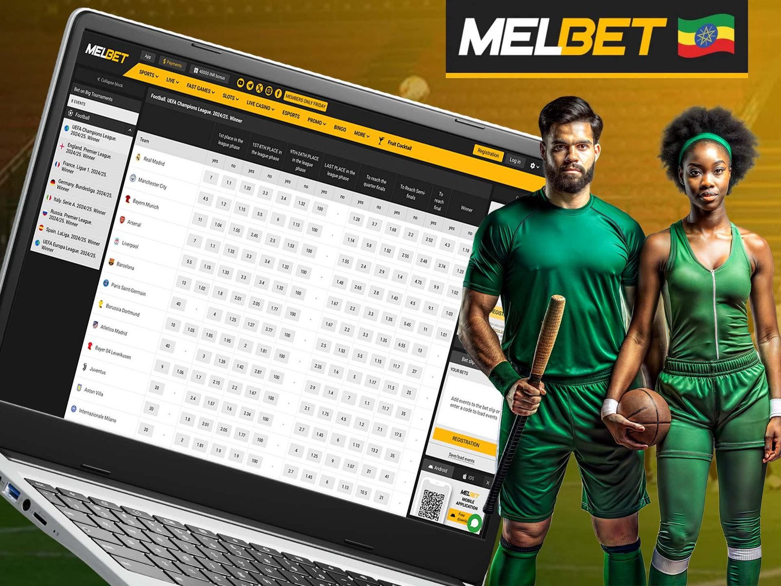 Types of Sports Betting at Melbet