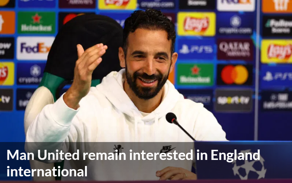 Man United stay keen on England international