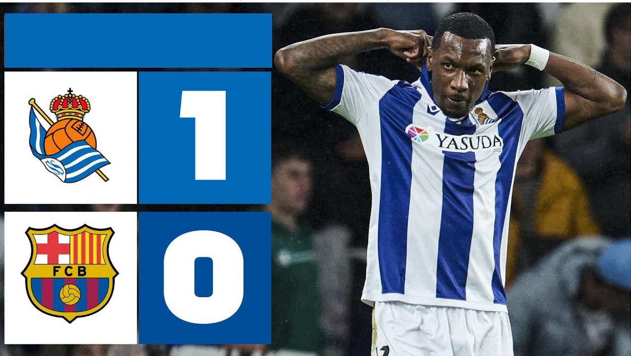 Real Sociedad Shock Barcelona with Impressive 1-0 Victory at Reale Arena