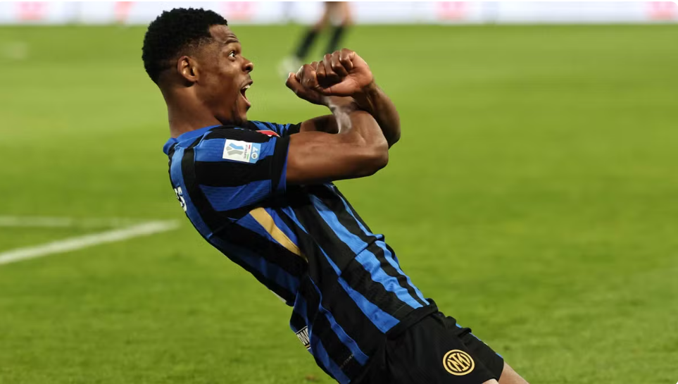 Dumfries Double Sends Inter Milan to Supercoppa Italiana Final