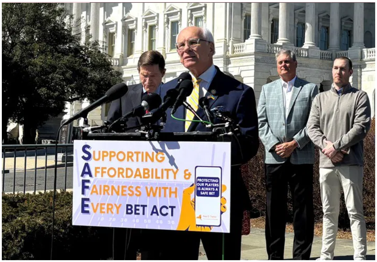 Lawmakers Reintroduce SAFE Bet Act to Regulate U.S. Sports Betting Industry