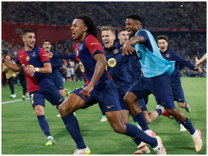 Kounde’s Extra-Time Thunderbolt Seals Barcelona’s Copa del Rey Glory Over Madrid