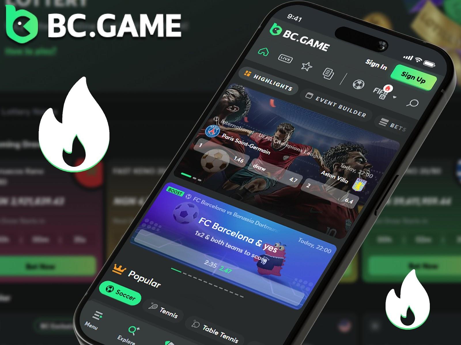 Popular Sports to Bet On via the BC Game App