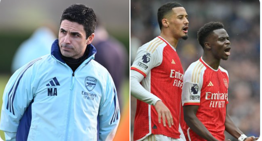 Arteta keen for Saka to extend deal like Saliba