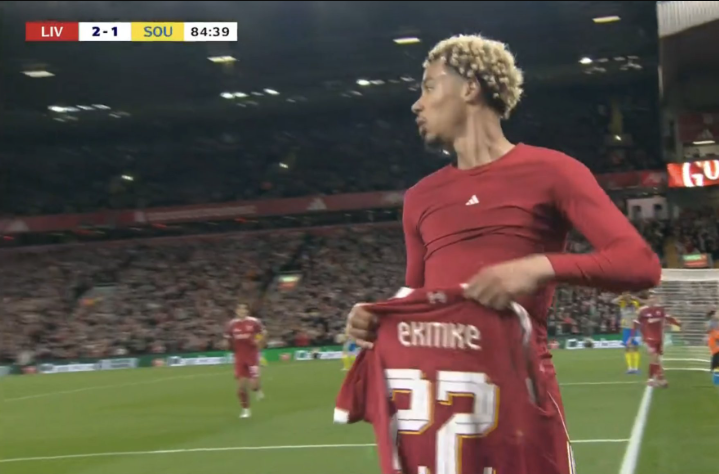 Ekitike sees red after scoring Liverpool’s Carabao Cup winner