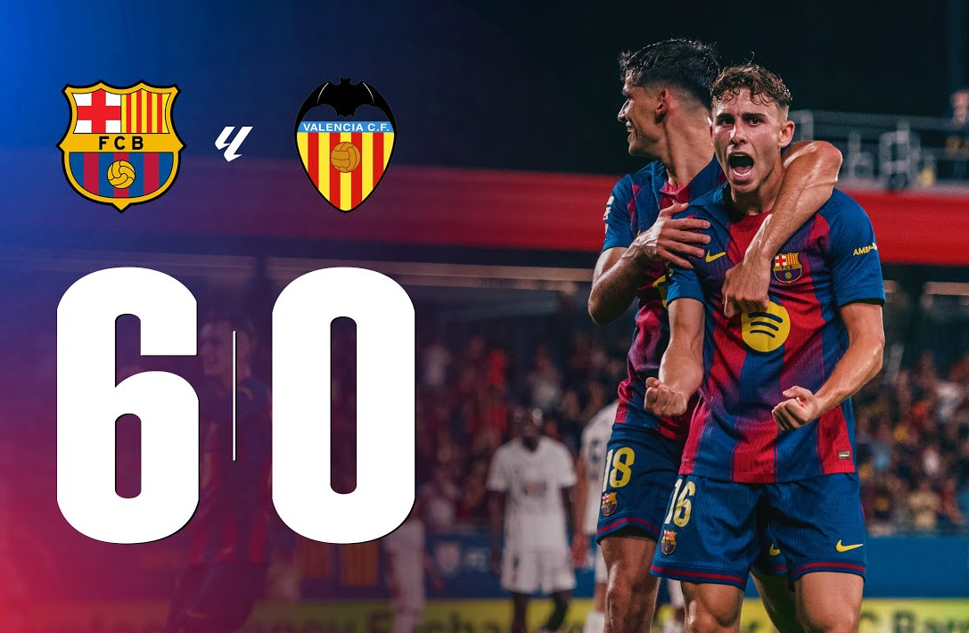 Barcelona Thrash Valencia 6-0 in Johan Cruyff Stadium Home Debut