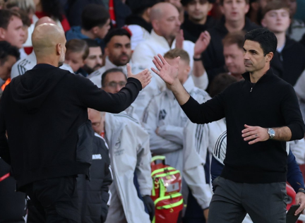 Guardiola suffers in 1-1 draw with Arsenal