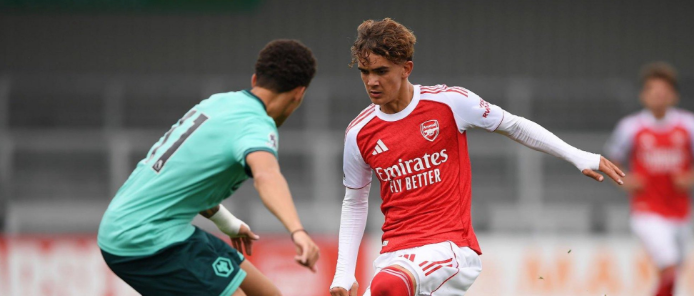 Max Dowman, 15, breaks Arsenal record with goal for U21 side