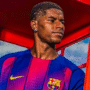Barça's Rashford benched, late arrival unclear