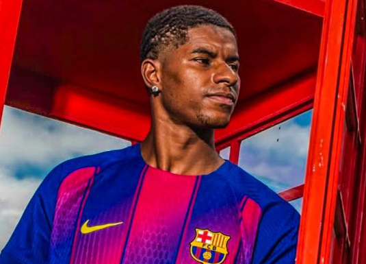 Barça's Rashford benched, late arrival unclear