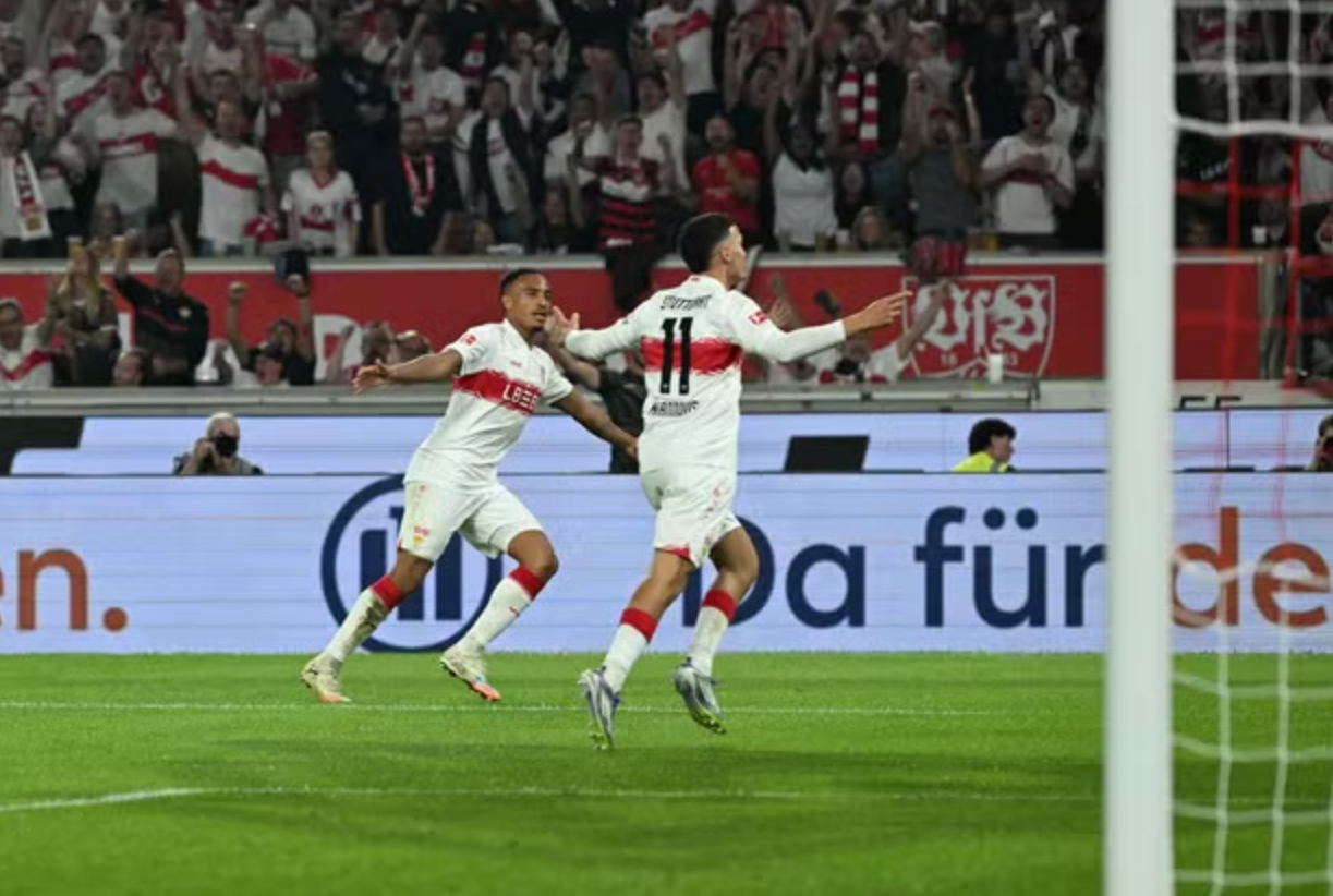 Stuttgart beat St. Pauli 2-0 to climb into seventh place