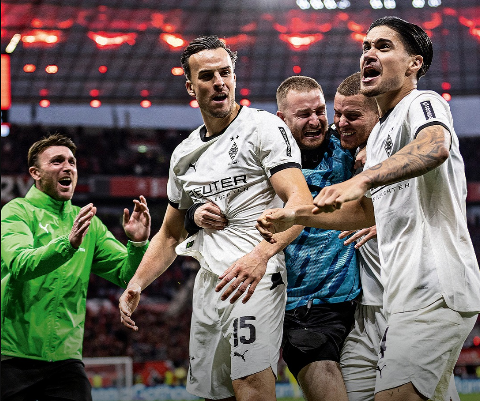 Tabakovic rescues Gladbach with stoppage-time equaliser at Leverkusen