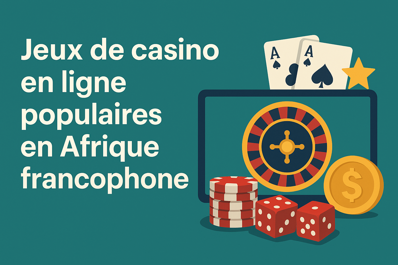 Jeux de casino en ligne populaires en Afrique francophone
