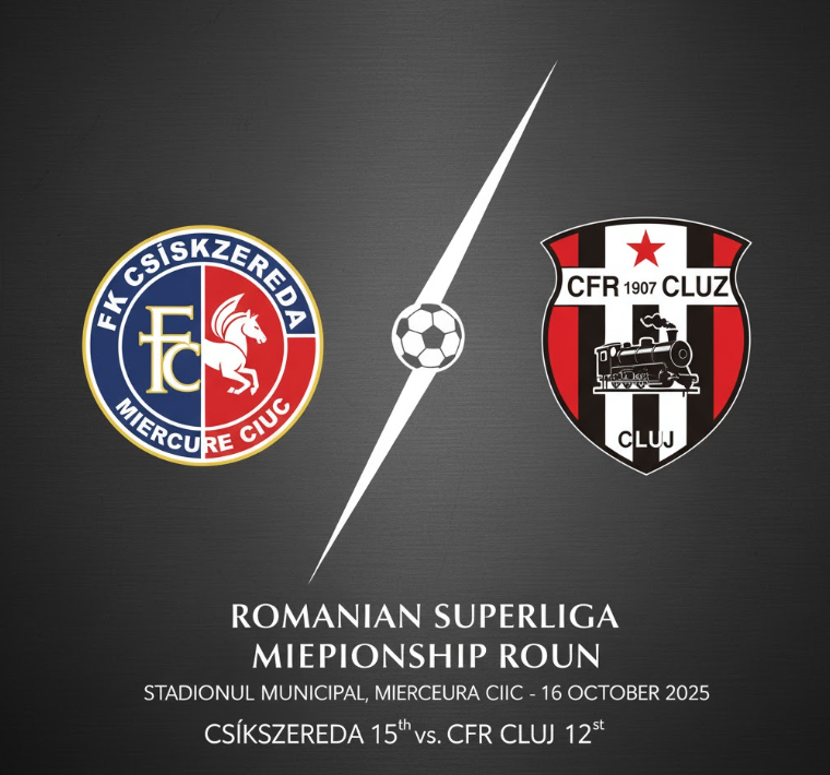FK Csíkszereda Miercurea Ciuc vs CFR 1907 Cluj Prediction