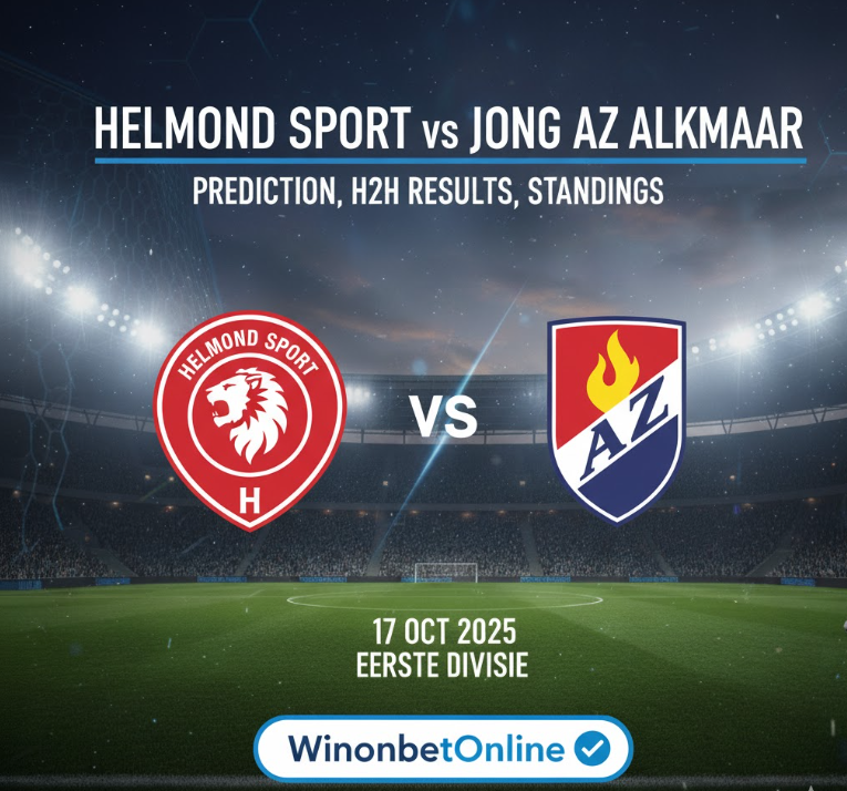 Helmond Sport vs Jong AZ Alkmaar Prediction