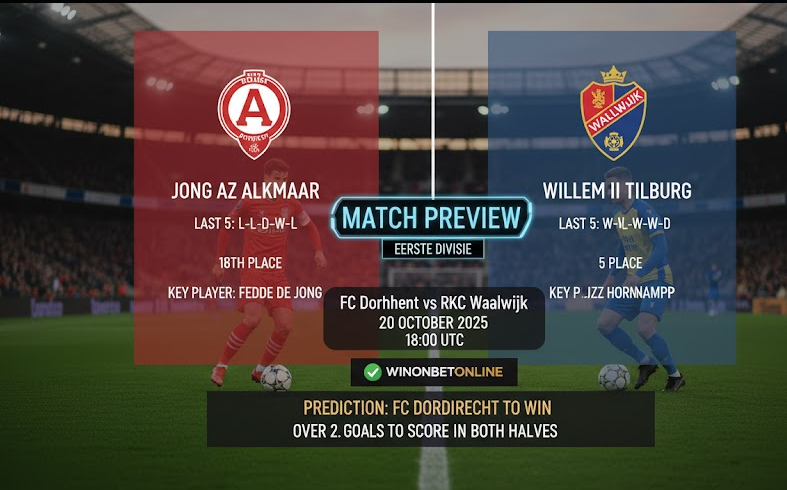 Jong AZ Alkmaar vs Willem II Tilburg Prediction