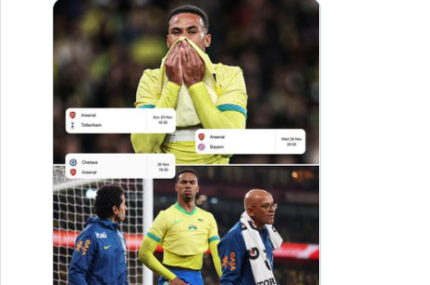 Arsenals Gabriel goes off injured in Brazil friendly win