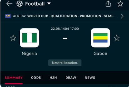 Nigeria vs Gabon prediction, H2H and probable lineups, 13.11.2025