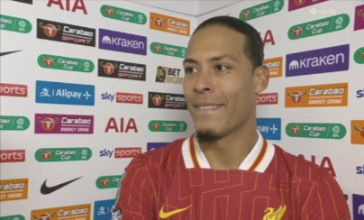 Liverpool's Slot: 'Obvious and clear' VAR wrong on Van Dijk