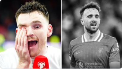 Robertson 'in bits' over Jota as Scotland reach WC