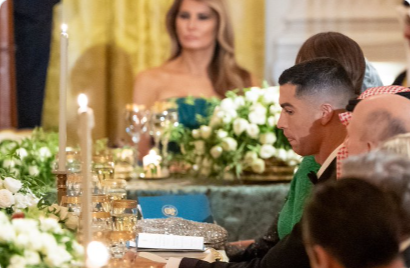 Ronaldo joins Trump, Saudi Crown Prince at White House dinner