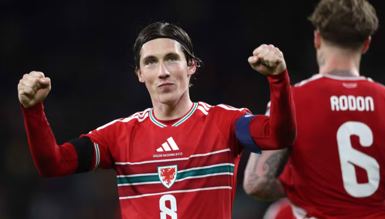 Wales Thrash North Macedonia 7-1 to Secure Home Play-Off Advantage