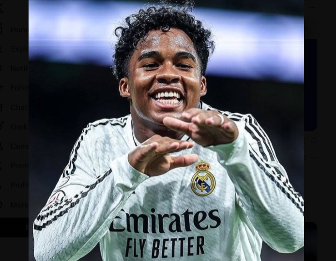 Endrick Joins Lyon on Six Month Loan from Real Madrid