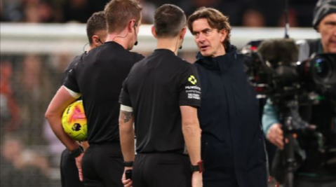 Frank condemns refereeing decisions as Spurs fall to nine men in Liverpool loss