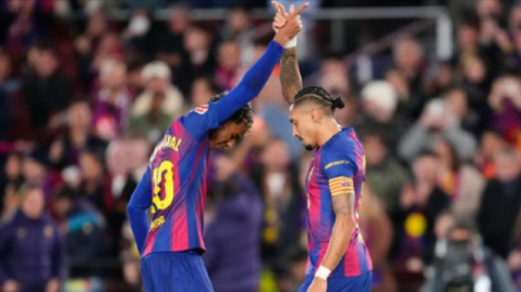 Raphinha Drives Barcelona Clear at the Summit