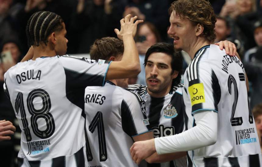 Newcastle Beat Qarabag to Reach Champions League Last 16