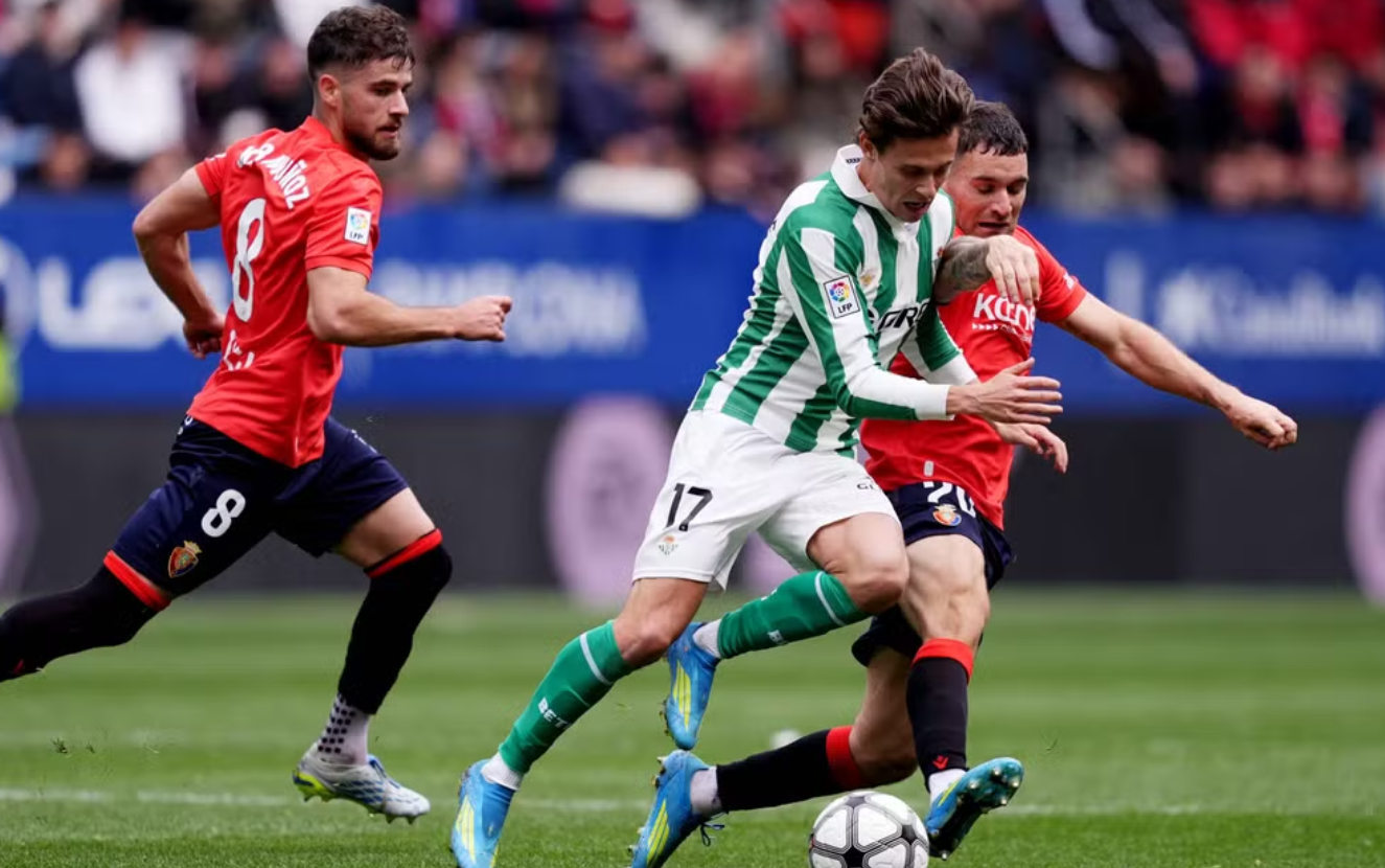 Betis' Europa League push stalls as Osasuna snatch a deserved draw