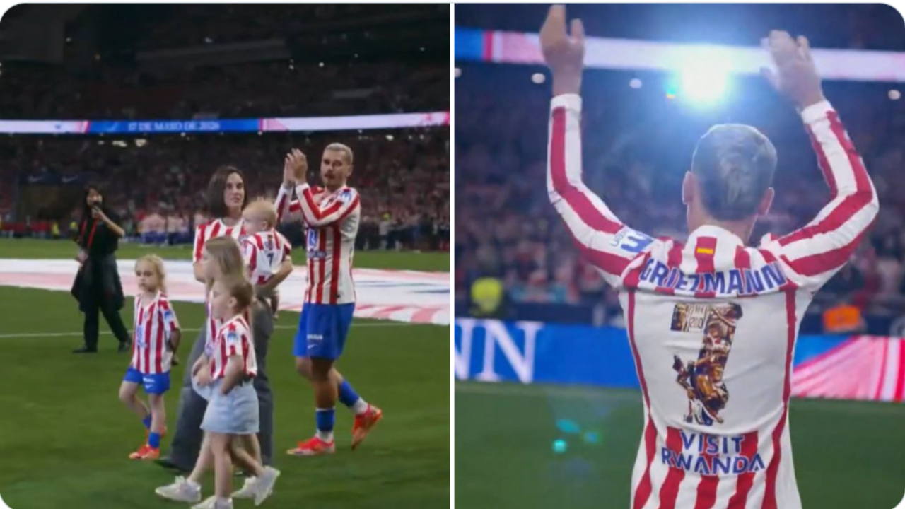 Antoine Griezmann bids emotional farewell to Atletico Madrid fans after Girona victory