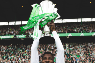Celtic seal dramatic Scottish Premiership title with comeback win over Hearts