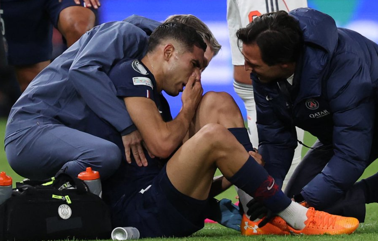 PSG sweat over Achraf Hakimi fitness ahead of Champions League final against Arsenal