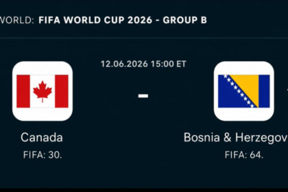 Canada vs Bosnia and Herzegovina