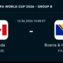 Canada vs Bosnia and Herzegovina