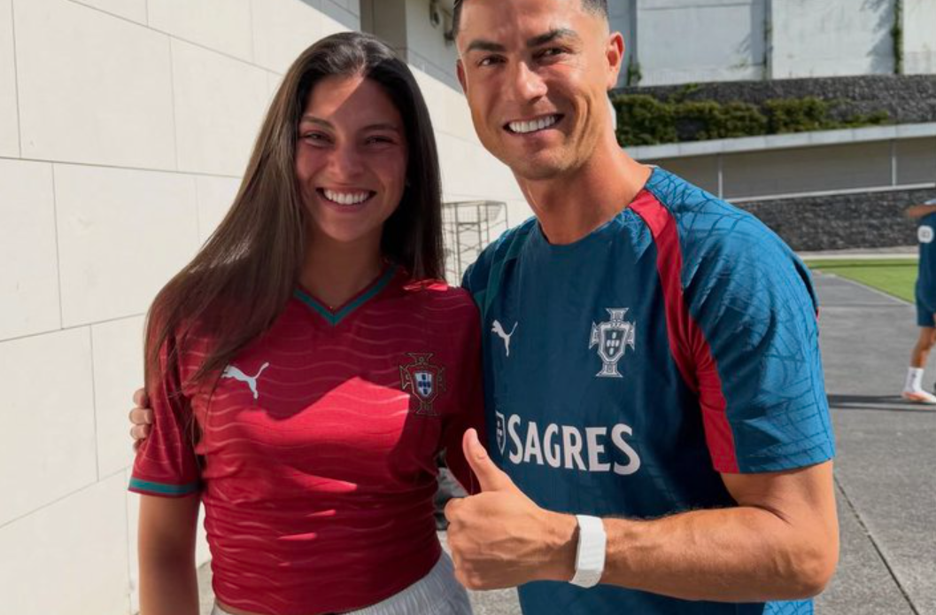 Céline Dept Meets Idol Ronaldo in Emotional Lisbon Moment