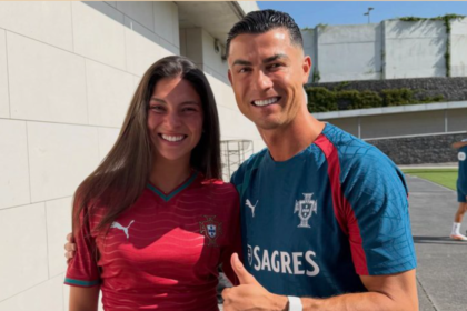 Céline Dept Meets Idol Ronaldo in Emotional Lisbon Moment
