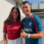Céline Dept Meets Idol Ronaldo in Emotional Lisbon Moment