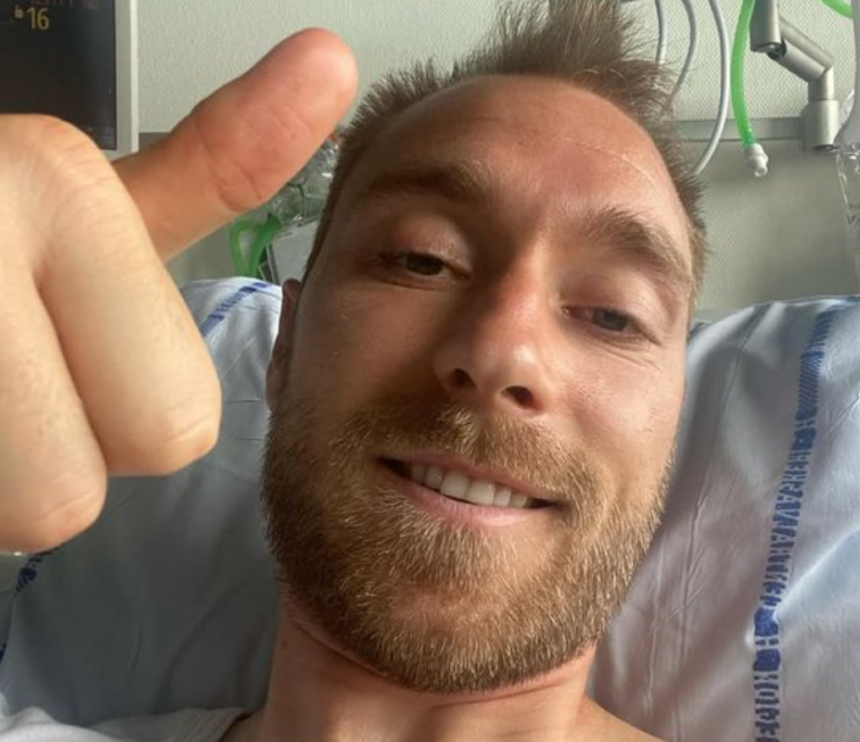 Eriksen discharged from hospital after collapse during Denmark match