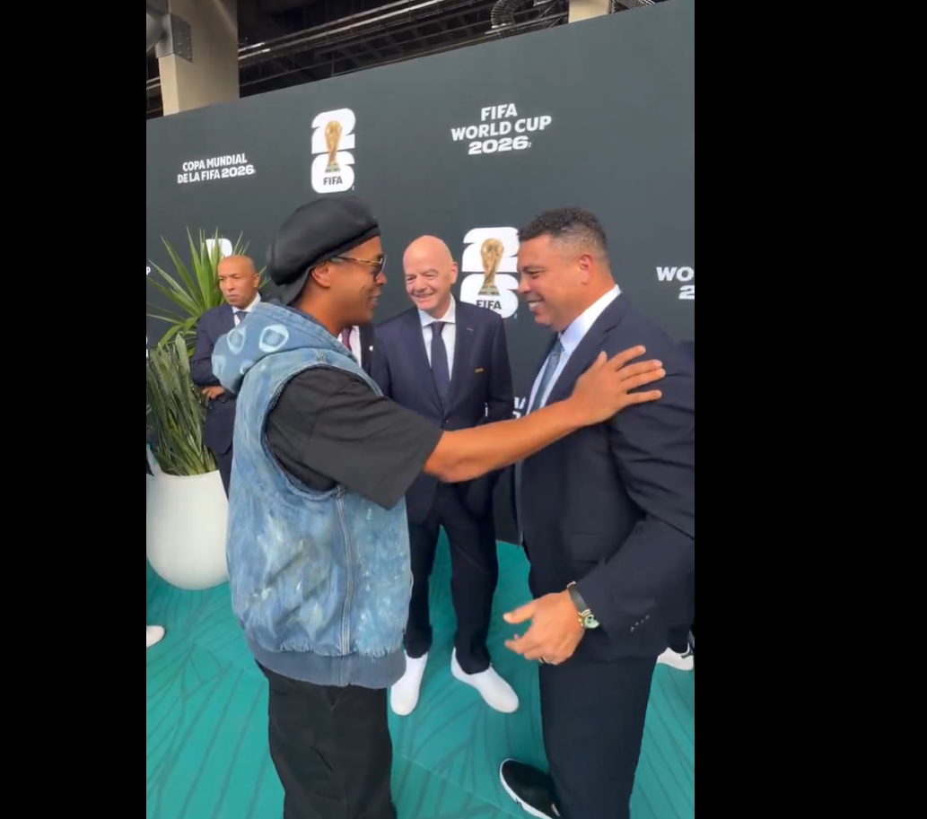 Ronaldo and Ronaldinho reunion sparks nostalgia among football fans at Club World Cup