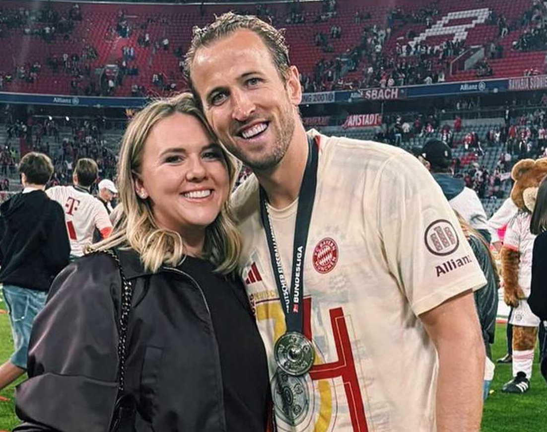 Harry Kane and Katie Goodland