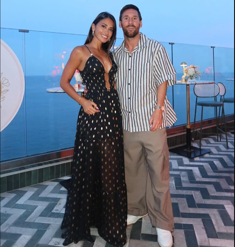 Lionel Messi and Antonela Roccuzzo