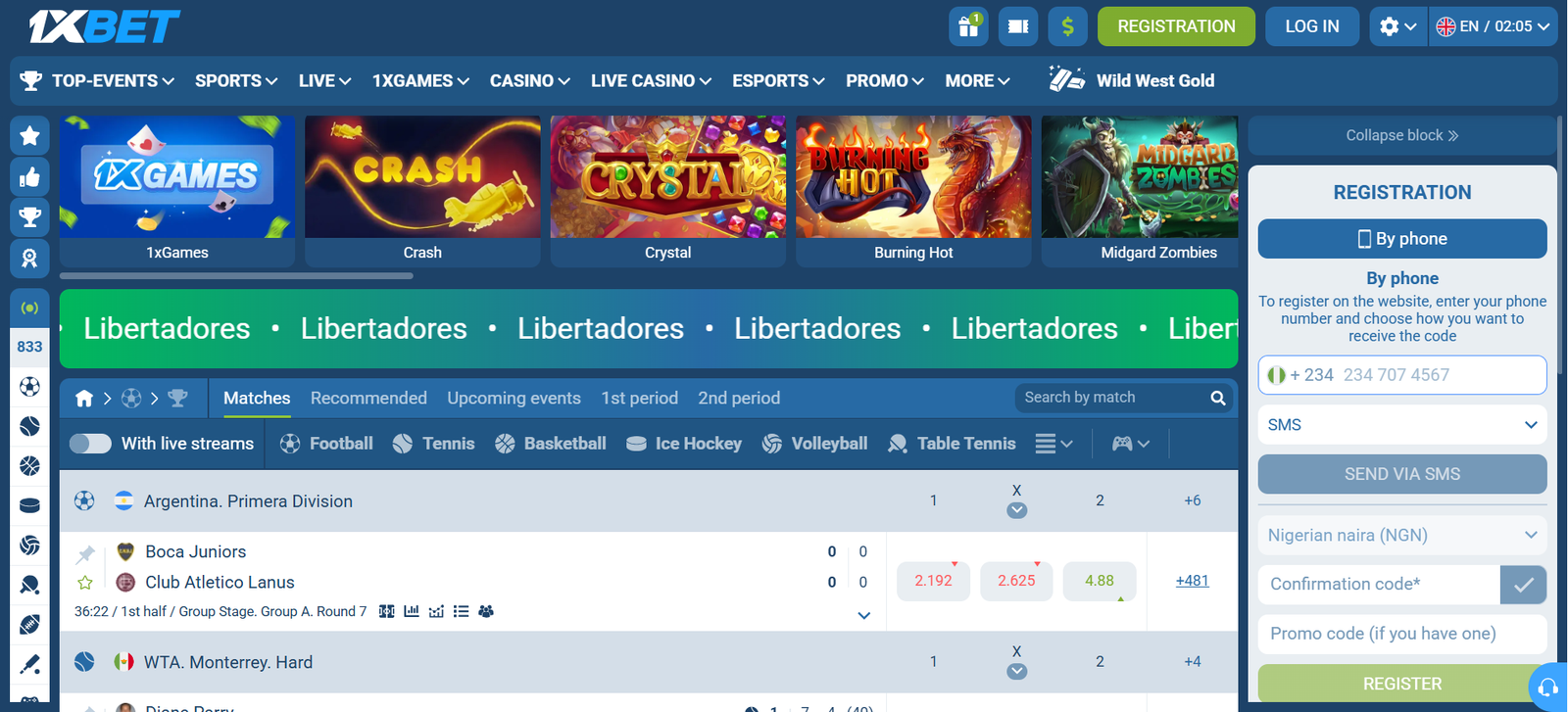 1xBet Nigeria