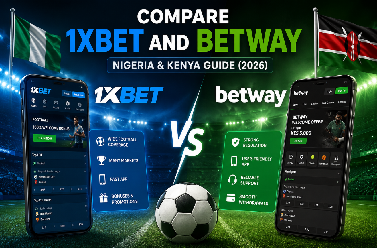 Compare 1xBet and Betway