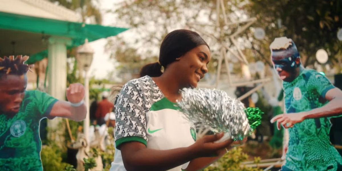 A Nigerian girl dancing