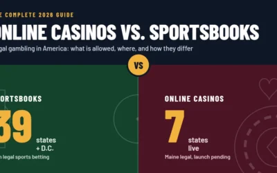 Online Casinos vs. Sportsbooks: The Complete 2026 Guide to Legal Gambling in America